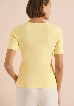 Basic T-Shirt aus Baumwolle