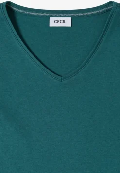 Basic T-Shirt aus Baumwolle