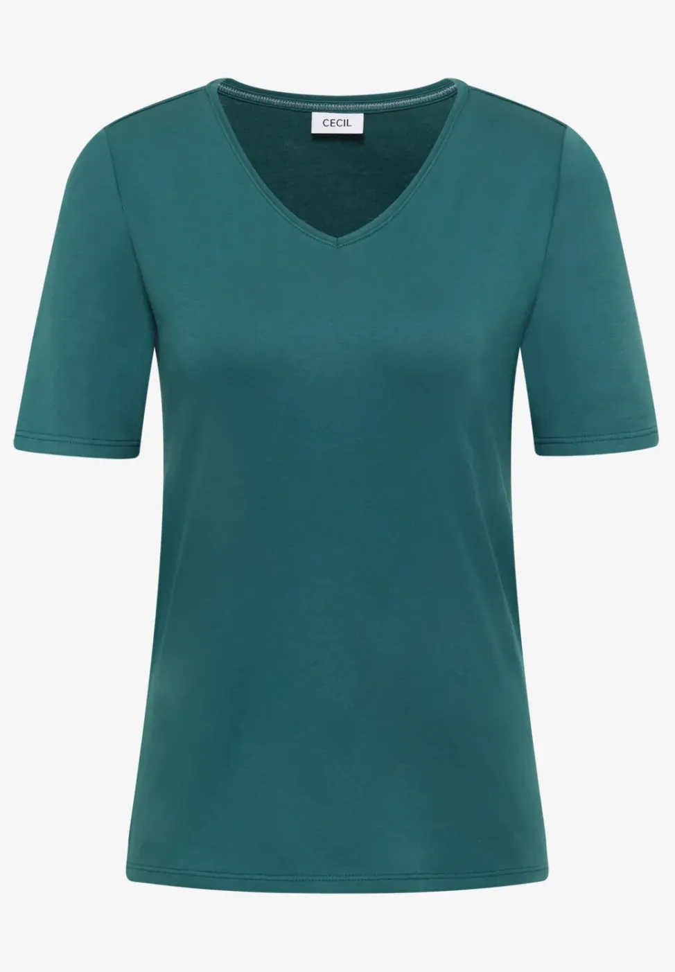 Basic T-Shirt aus Baumwolle