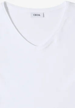 Basic T-Shirt aus Baumwolle