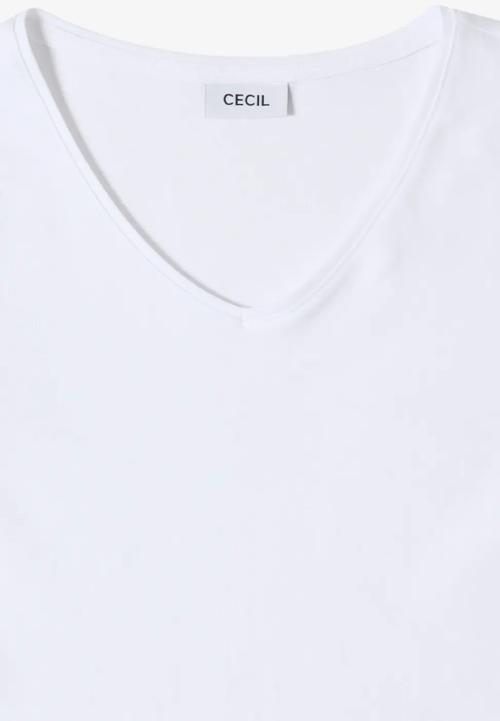 Basic T-Shirt aus Baumwolle