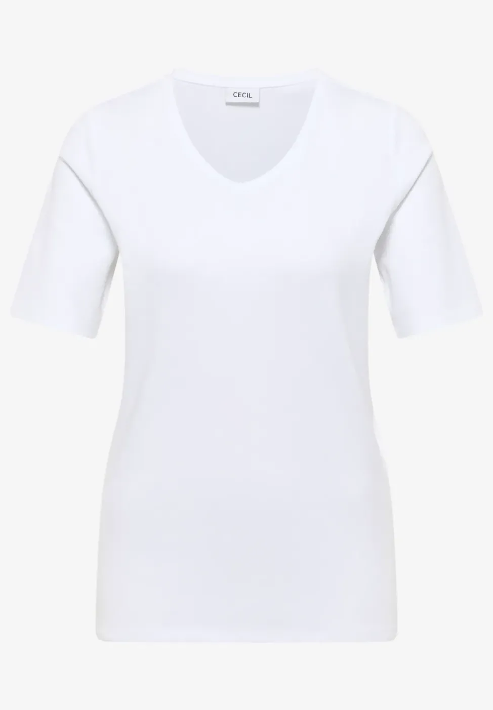Basic T-Shirt aus Baumwolle
