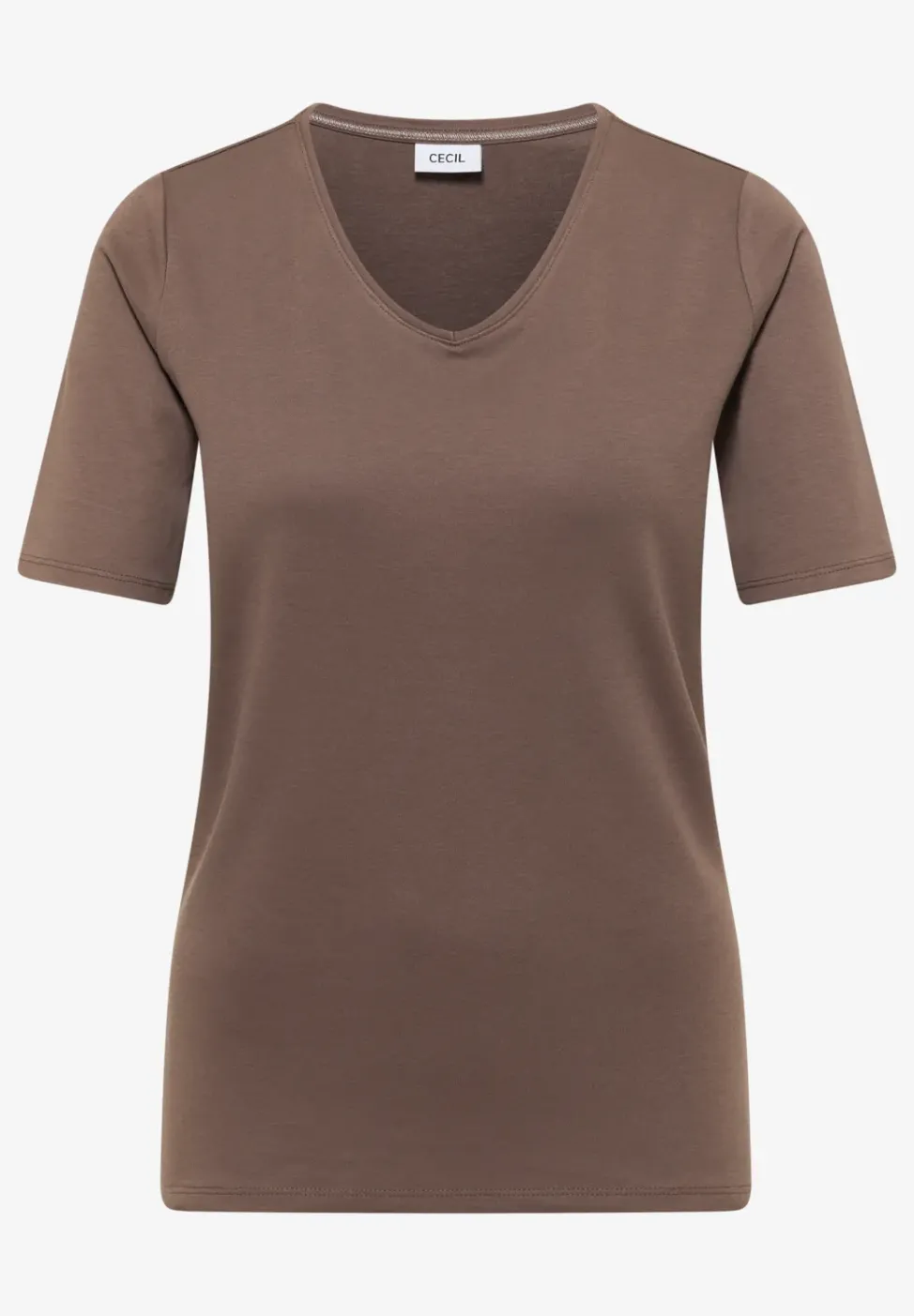 Basic T-Shirt aus Baumwolle