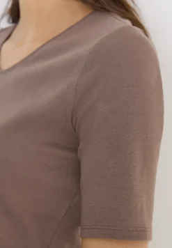 Basic T-Shirt aus Baumwolle