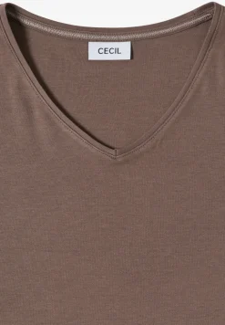 Basic T-Shirt aus Baumwolle