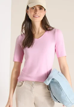 Basic T-Shirt aus Baumwolle