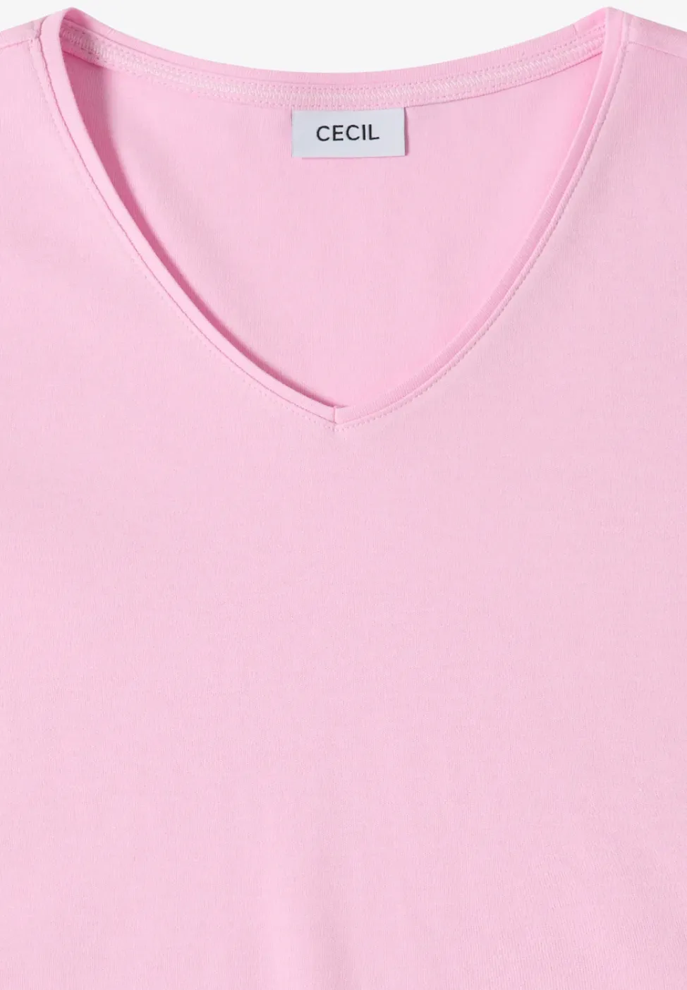 Basic T-Shirt aus Baumwolle