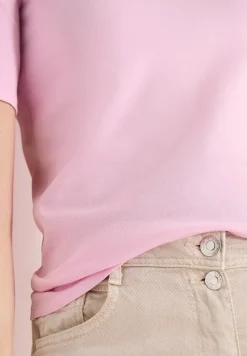 Basic T-Shirt aus Baumwolle