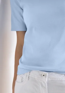 Basic T-Shirt aus Baumwolle