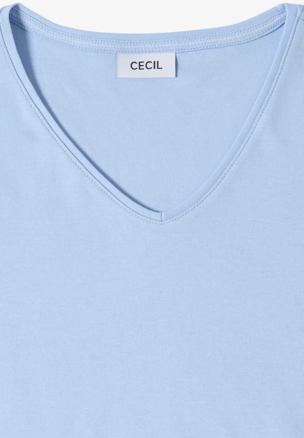Basic T-Shirt aus Baumwolle