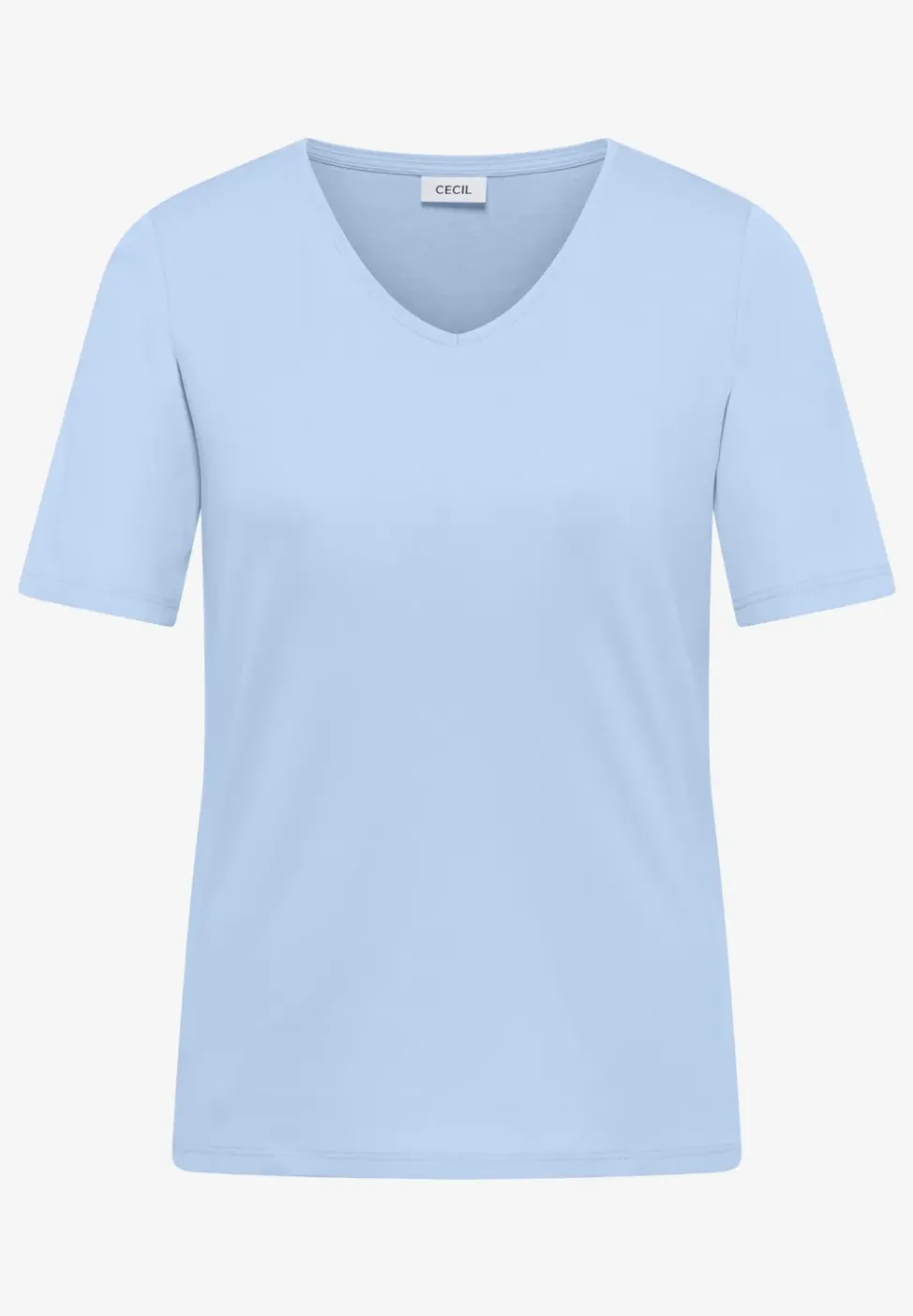 Basic T-Shirt aus Baumwolle