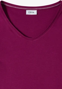 Basic T-Shirt aus Baumwolle