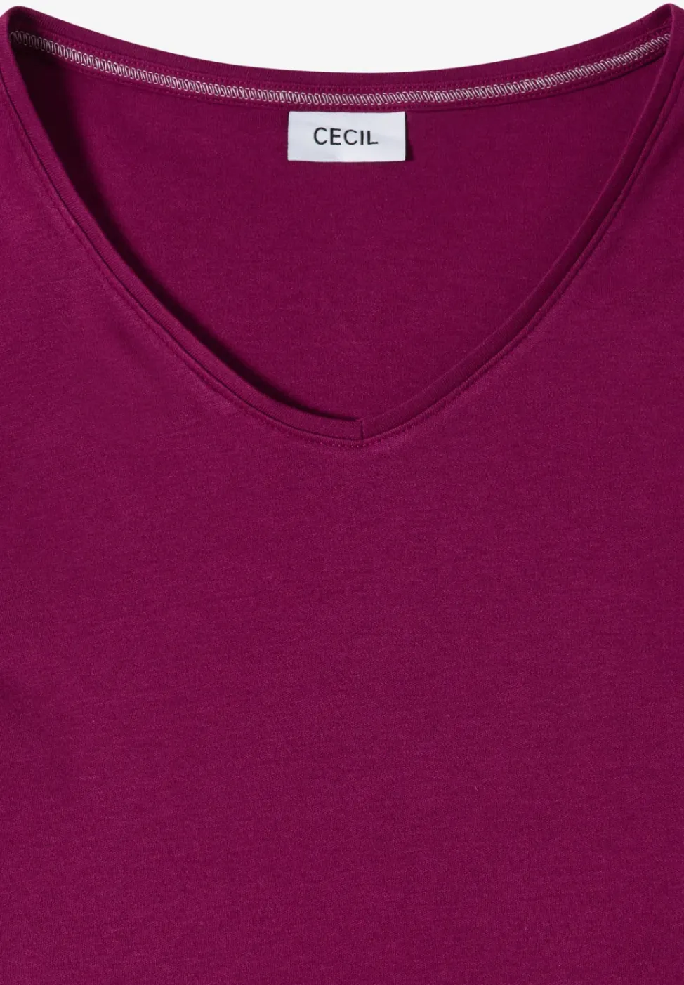 Basic T-Shirt aus Baumwolle