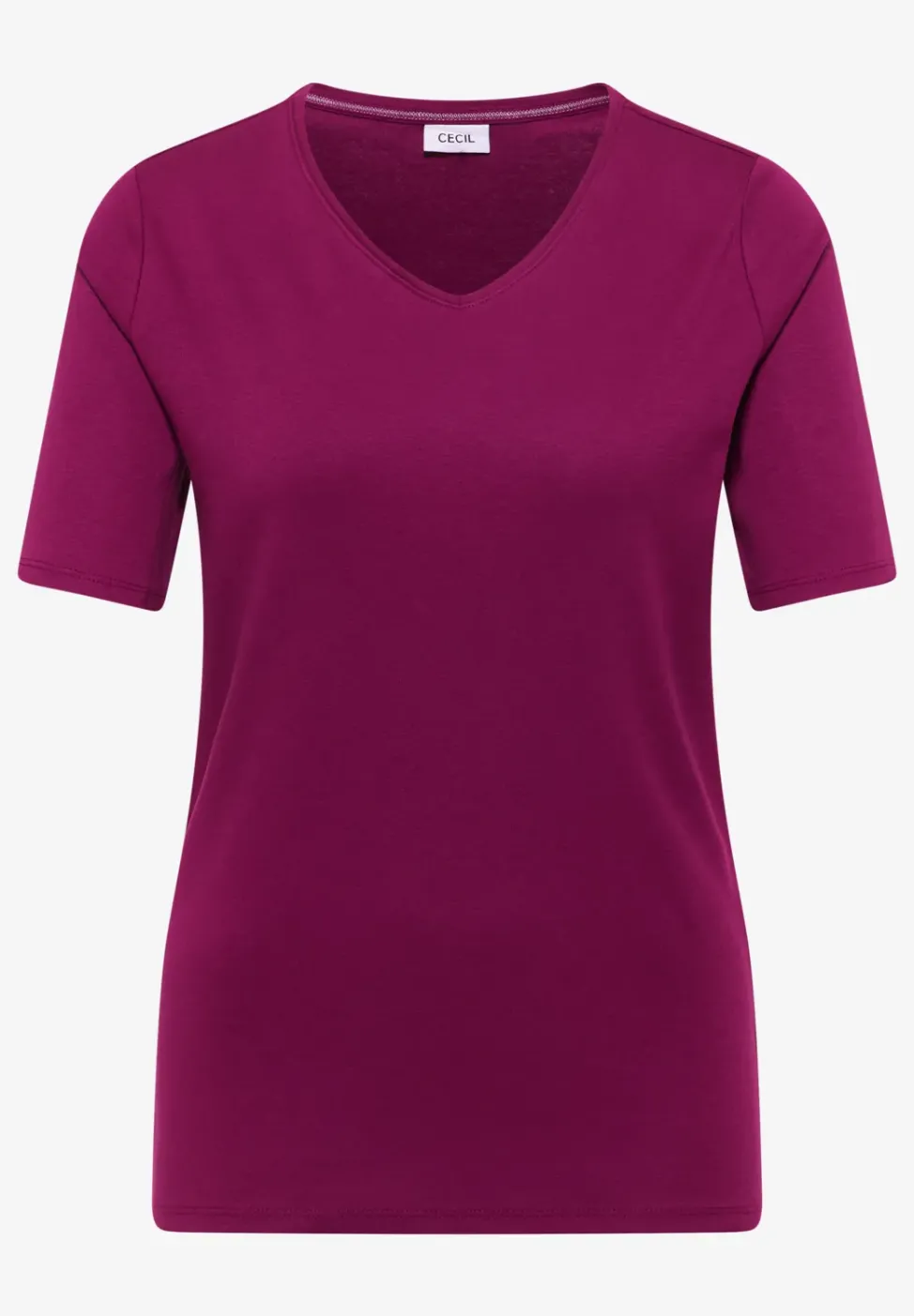 Basic T-Shirt aus Baumwolle