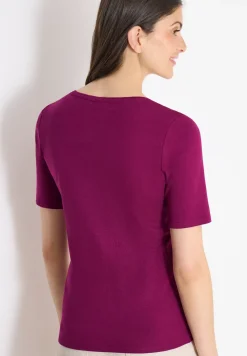Basic T-Shirt aus Baumwolle