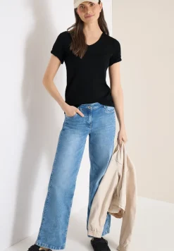 Basic T-Shirt aus Baumwolle