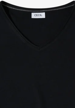 Basic T-Shirt aus Baumwolle