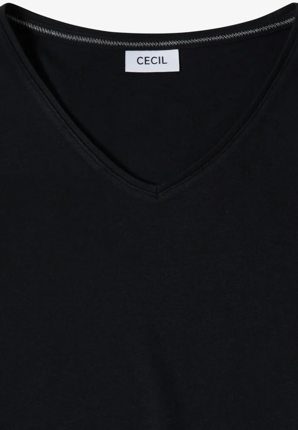 Basic T-Shirt aus Baumwolle
