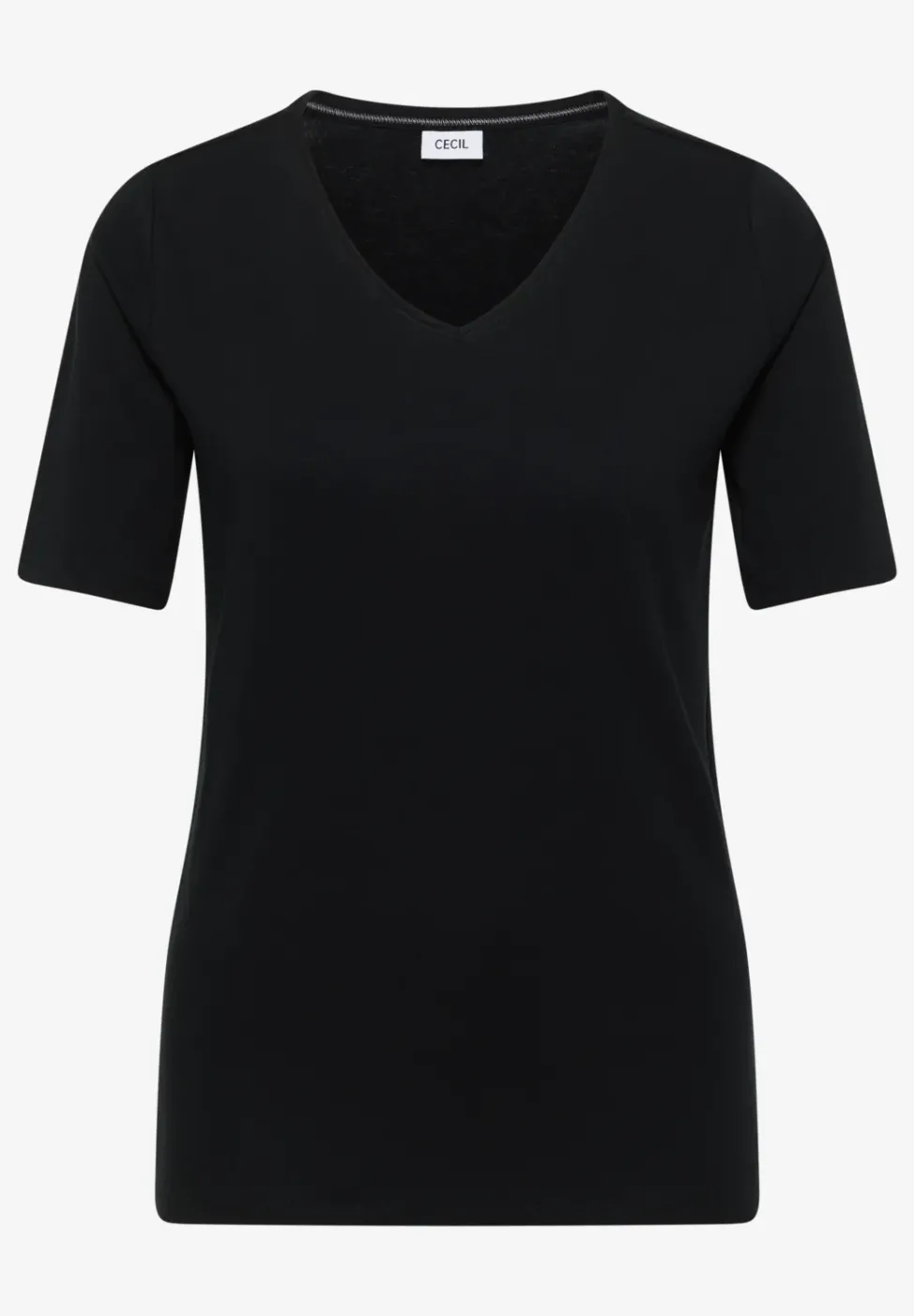 Basic T-Shirt aus Baumwolle