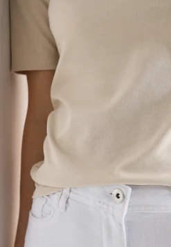 Basic T-Shirt aus Baumwolle