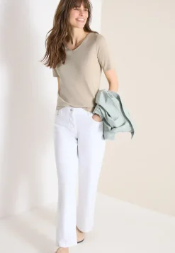 Basic T-Shirt aus Baumwolle