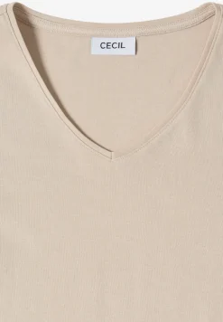 Basic T-Shirt aus Baumwolle