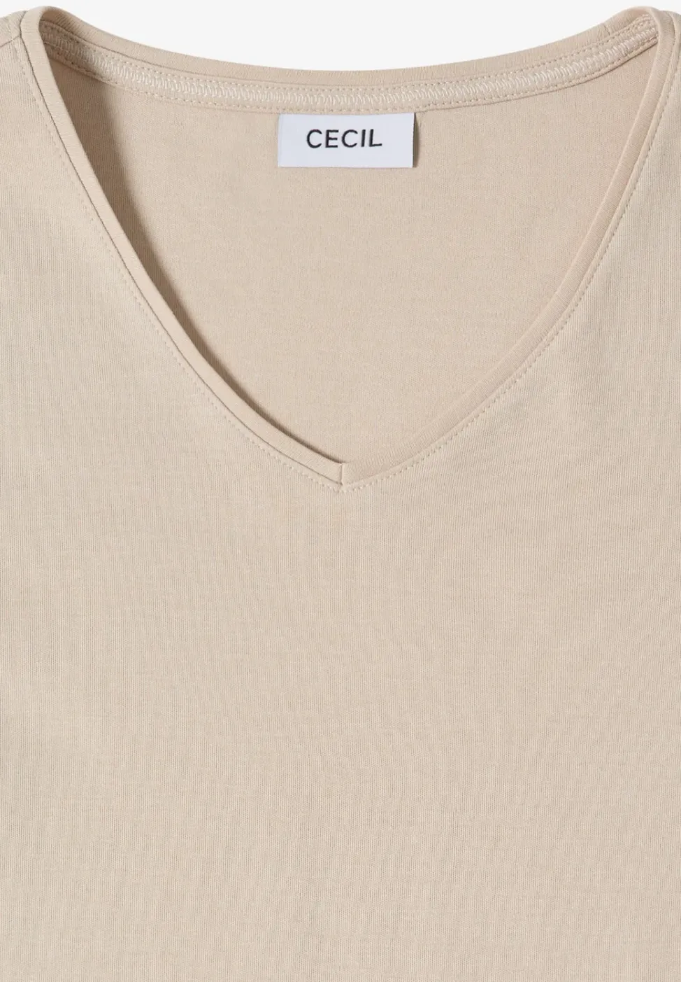 Basic T-Shirt aus Baumwolle
