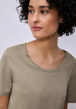 Basic T-Shirt aus Jersey