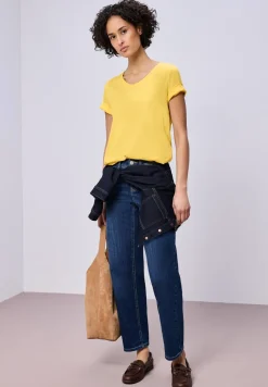 Basic T-Shirt aus Jersey