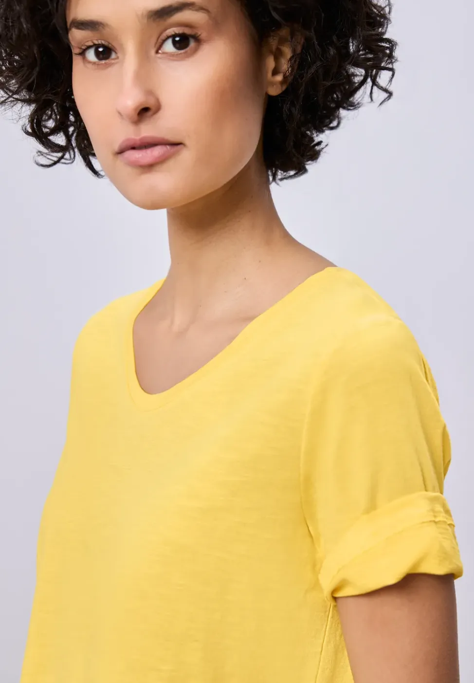 Basic T-Shirt aus Jersey