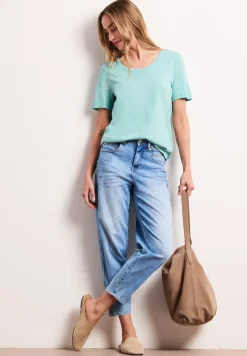 Basic T-Shirt aus Jersey
