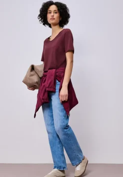 Basic T-Shirt aus Jersey