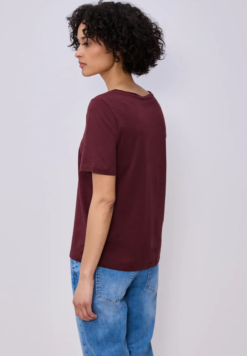Basic T-Shirt aus Jersey