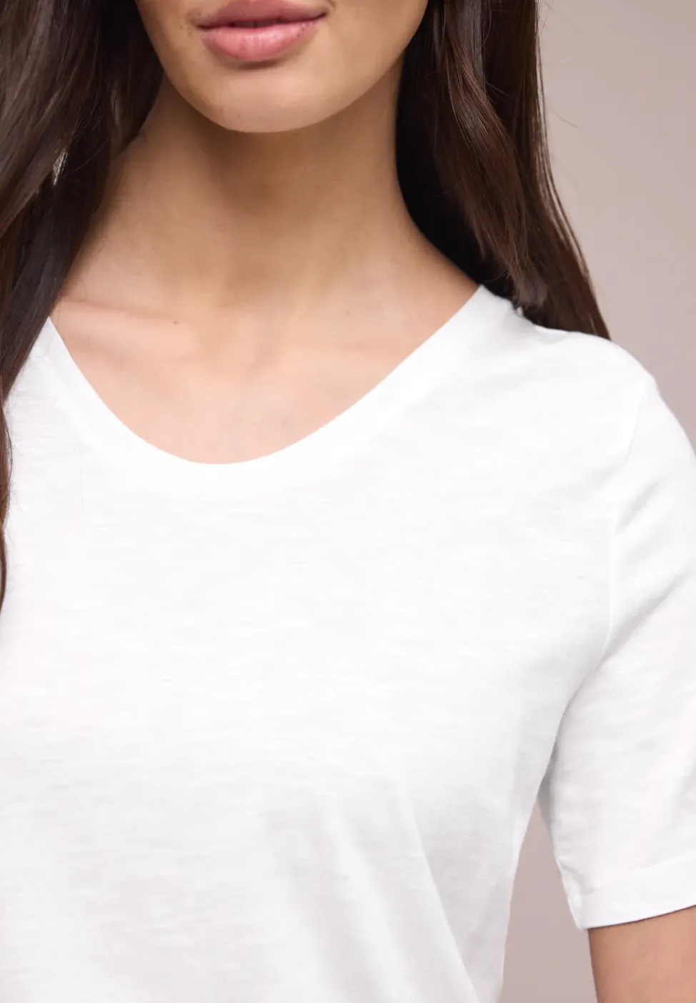 Basic T-Shirt aus Jersey