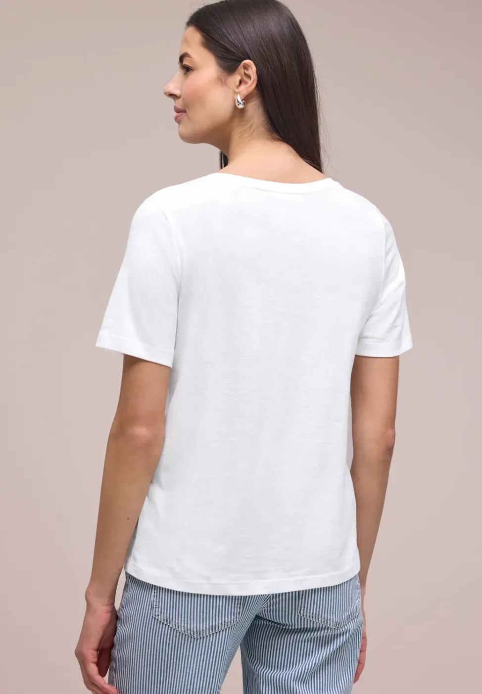 Basic T-Shirt aus Jersey