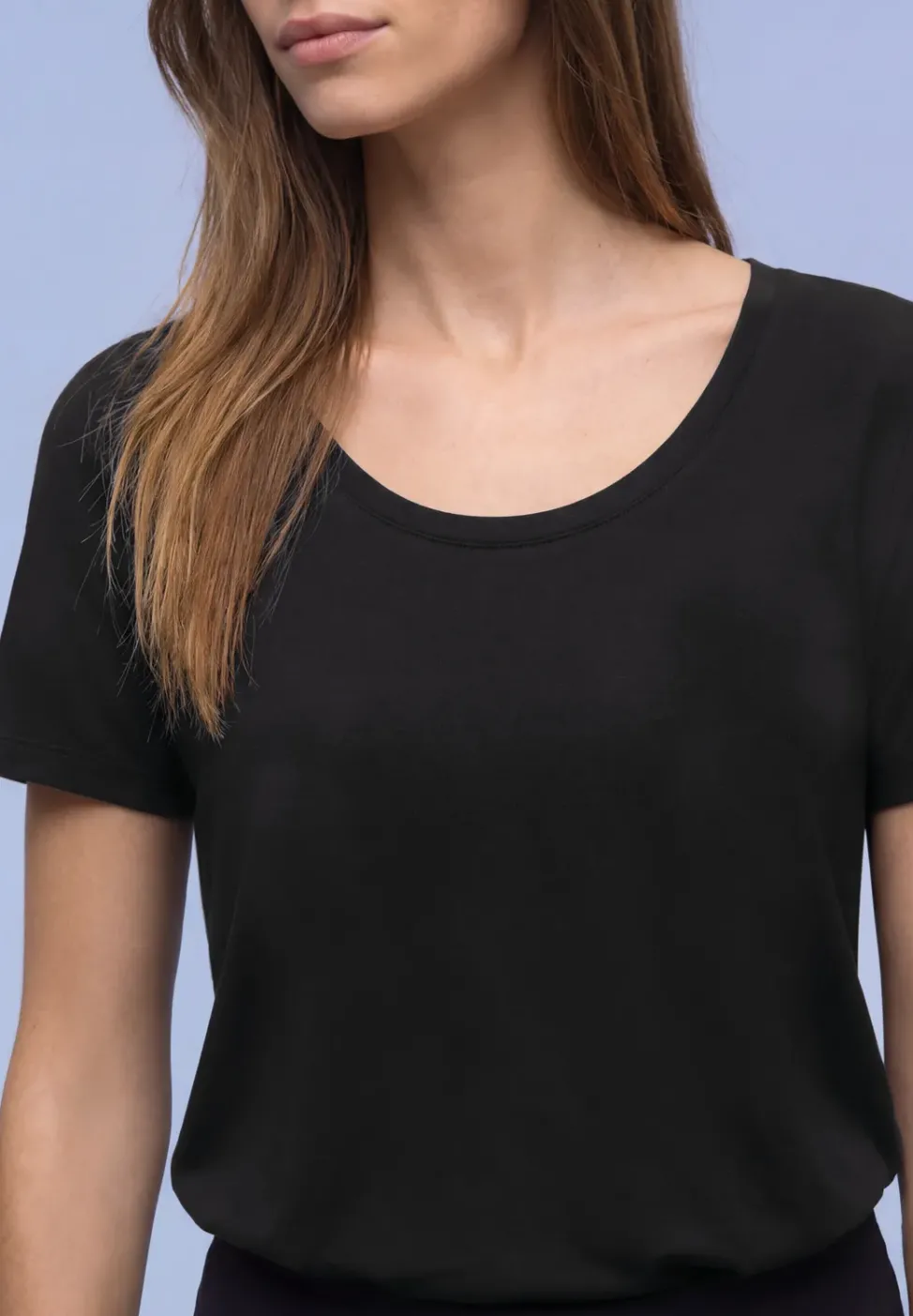 Basic T-Shirt aus Jersey
