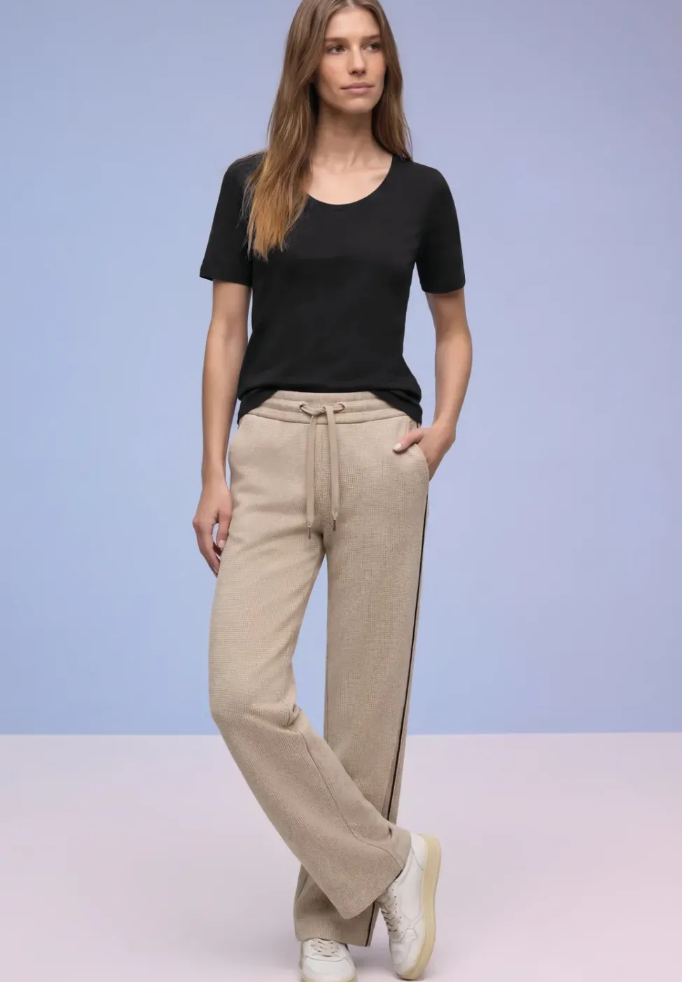 Basic T-Shirt aus Jersey