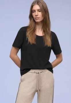 Basic T-Shirt aus Jersey