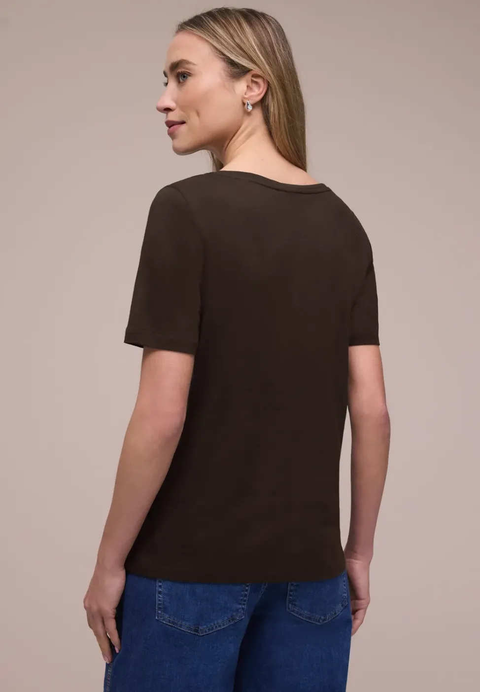 Basic T-Shirt aus Jersey