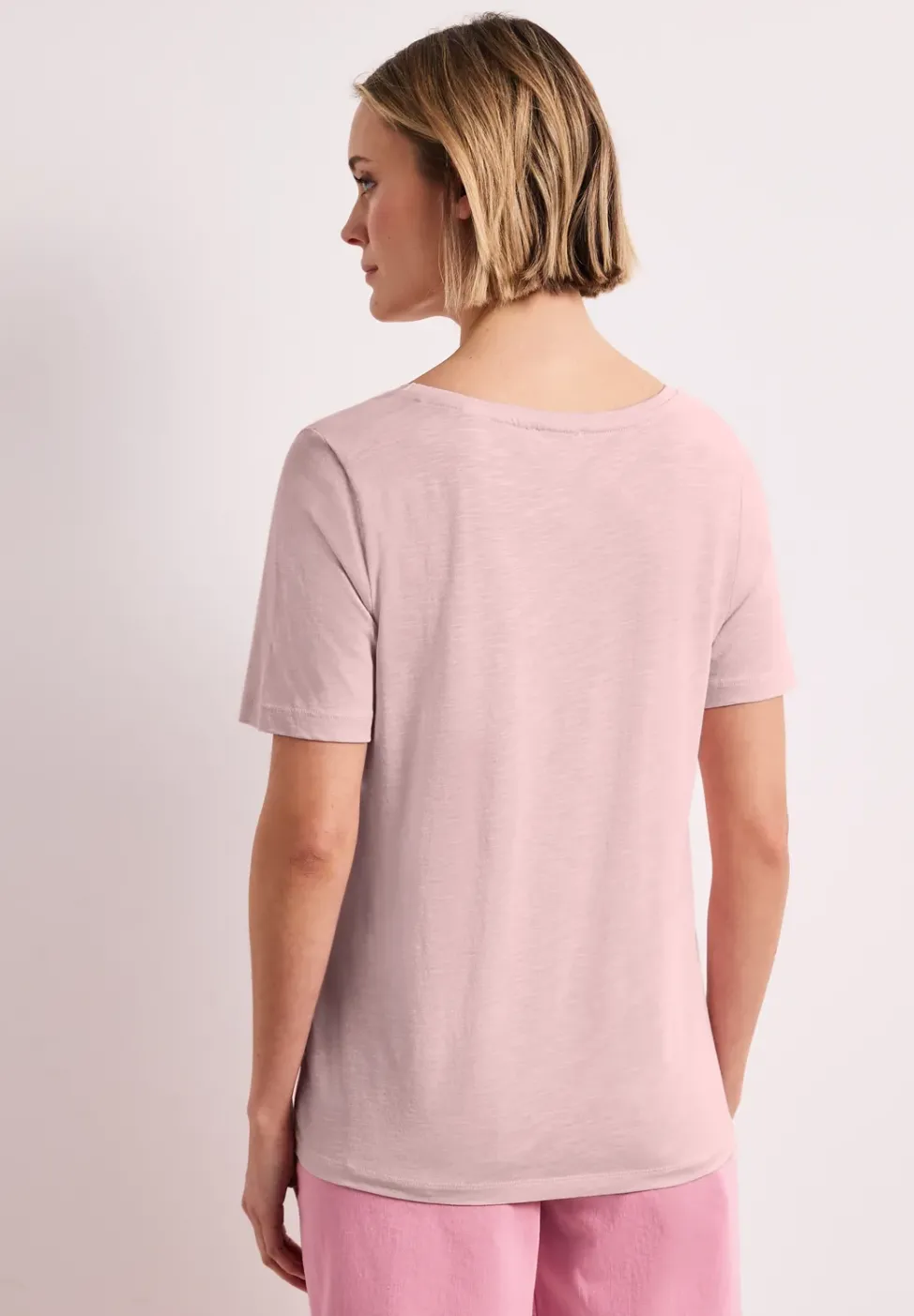 Basic T-Shirt aus Jersey
