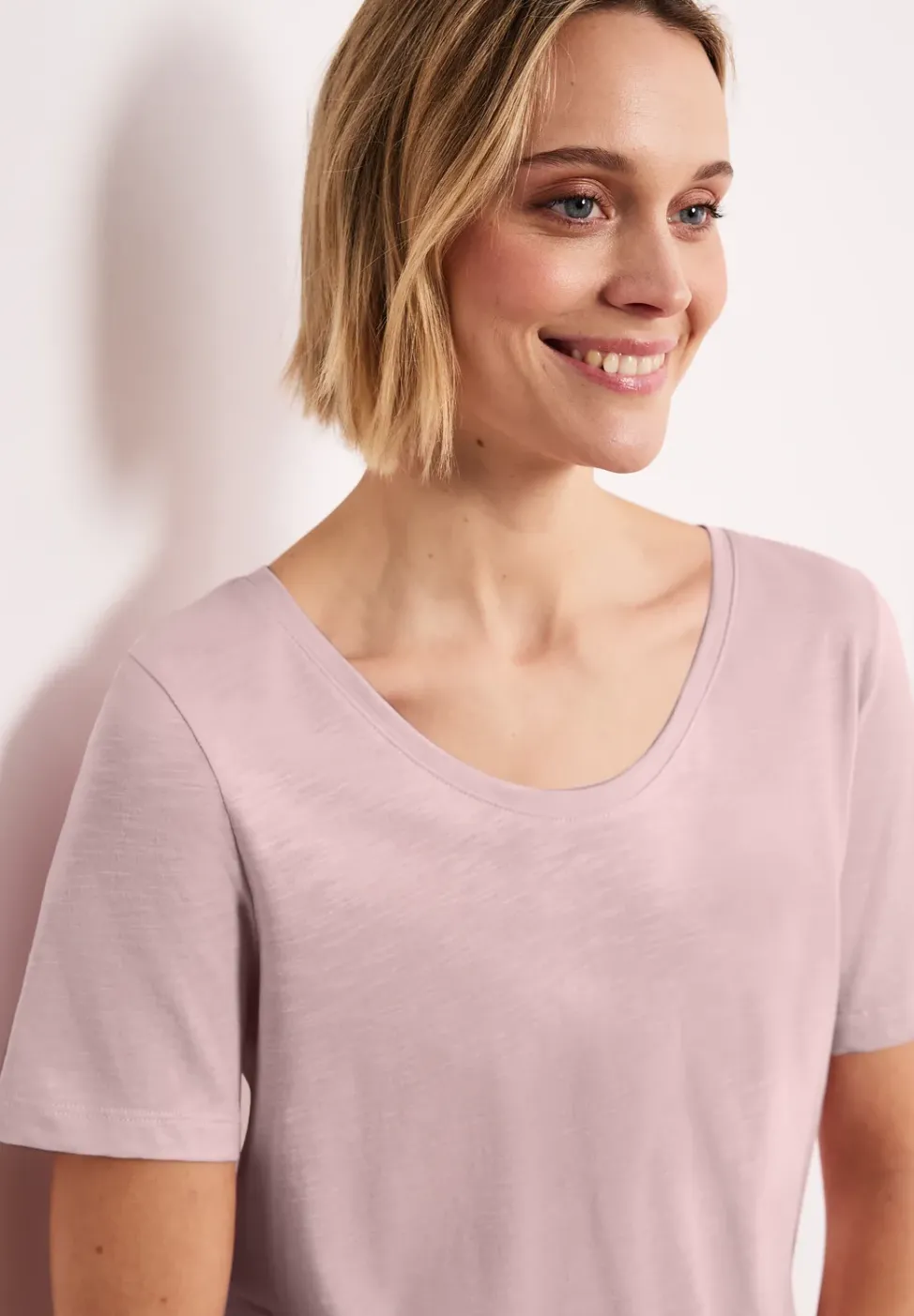 Basic T-Shirt aus Jersey