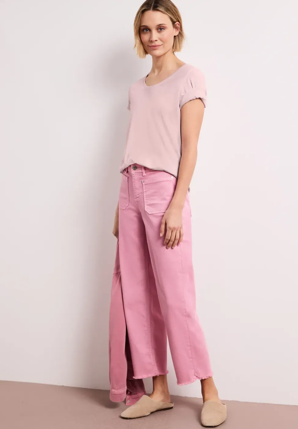 Basic T-Shirt aus Jersey