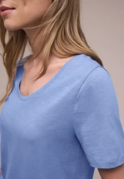 Basic T-Shirt aus Jersey