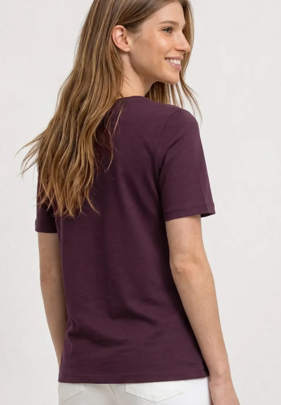 Basic T-Shirt aus Jersey