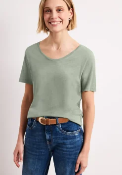 Basic T-Shirt aus Jersey