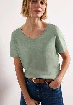 Basic T-Shirt aus Jersey