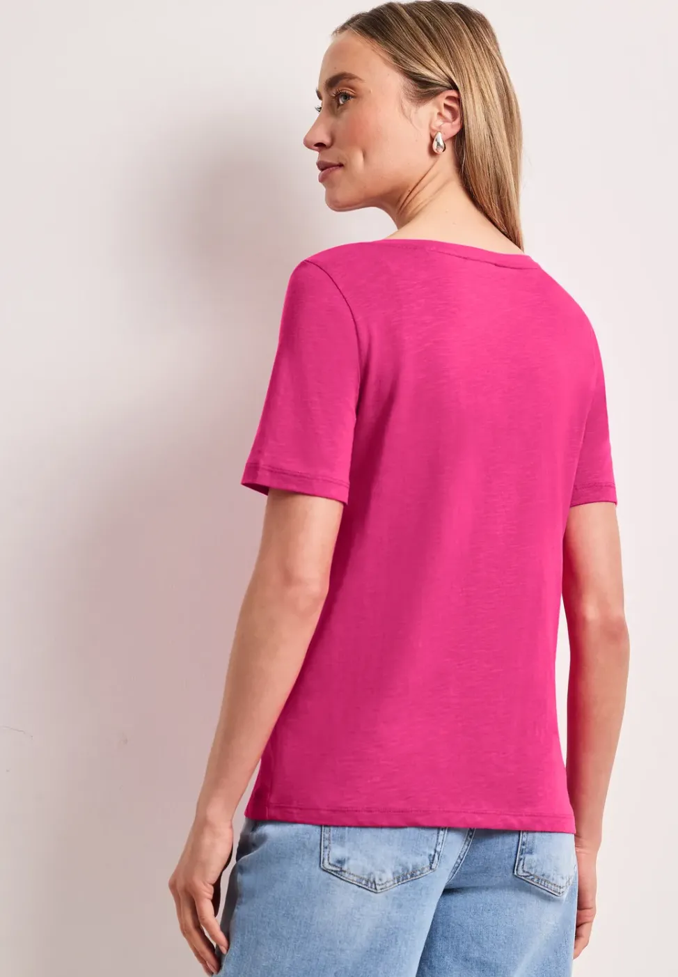 Basic T-Shirt aus Jersey