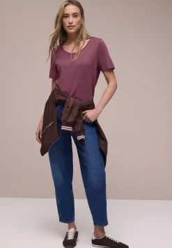 Basic T-Shirt aus Jersey