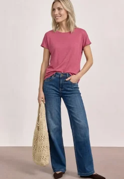Basic T-Shirt aus reiner Baumwolle