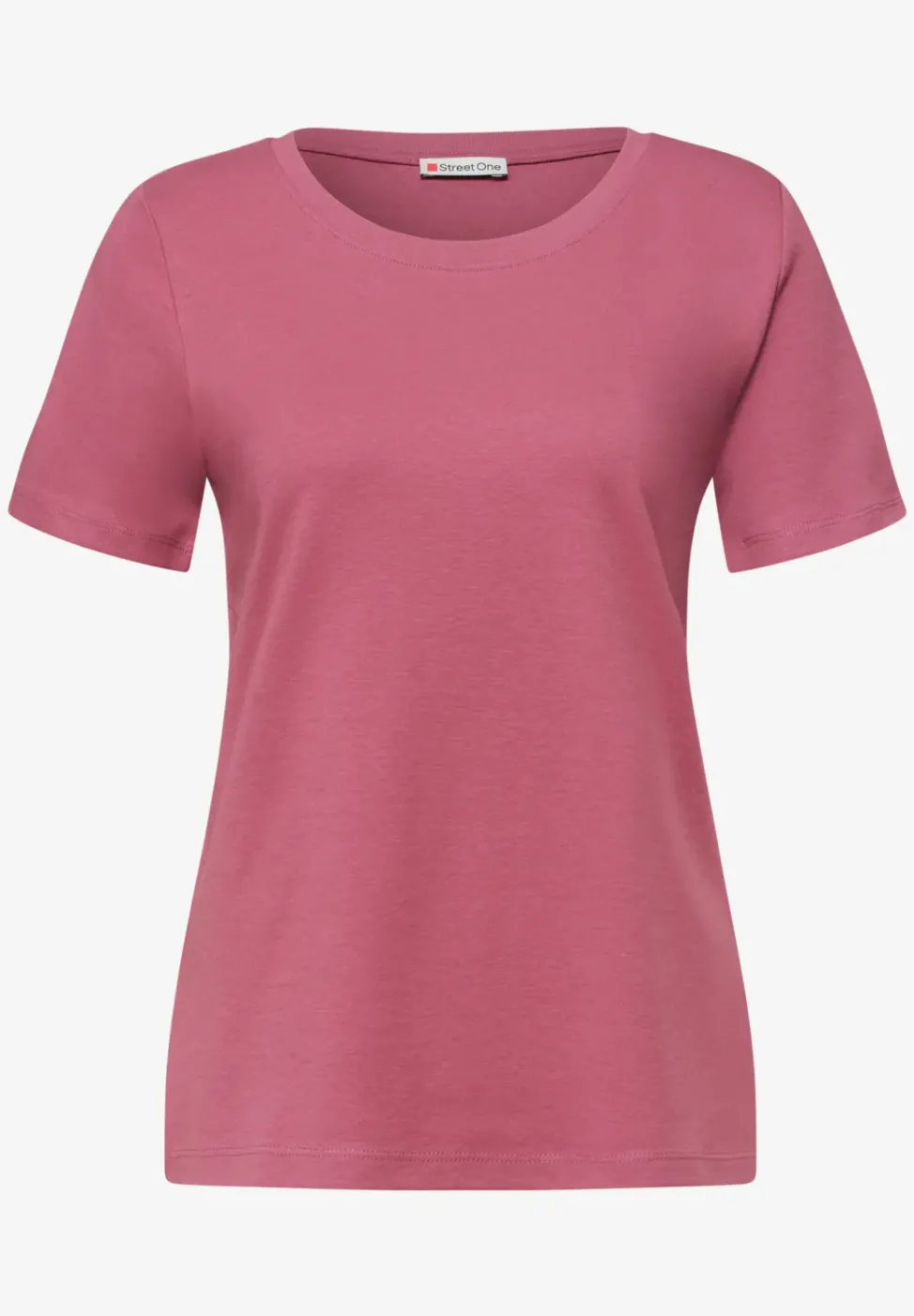 Basic T-Shirt aus reiner Baumwolle
